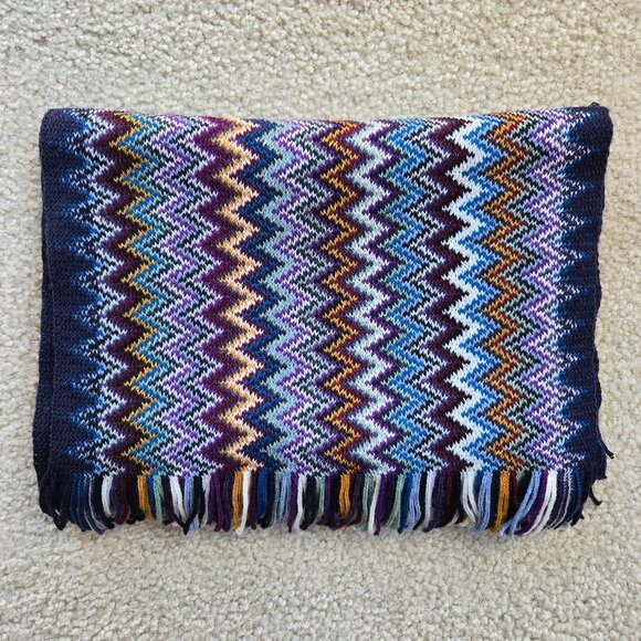 Missoni Zig Zag Scarf wool blend - Picture 1 of 7